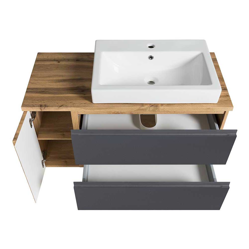 Badezimmer Waschplatz 105 cm breit - Jambi I (zweiteilig)
