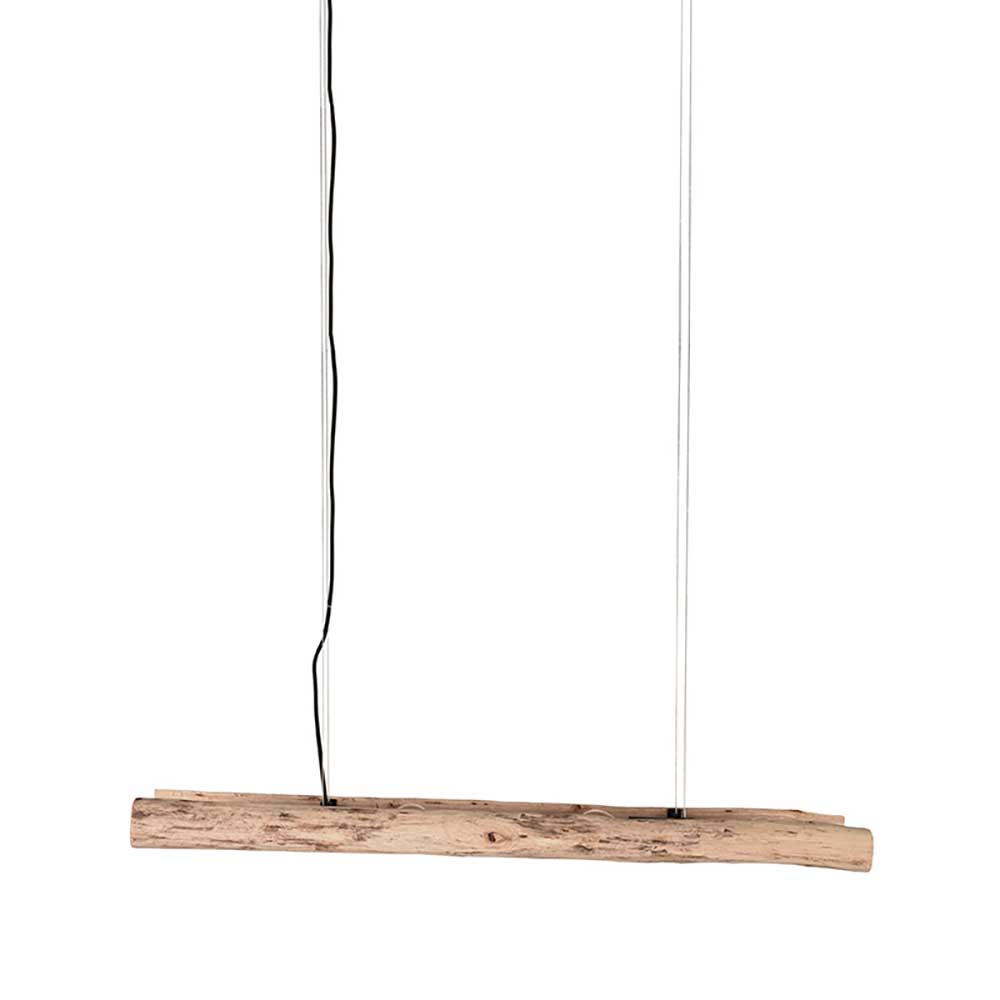 4-flammige Pendelleuchte aus Massivholz Natur - Tanky