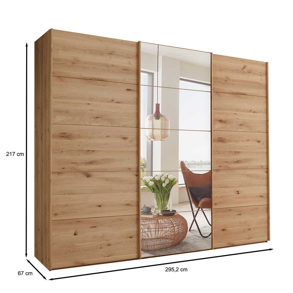Kleiderschrank mit drei Gleittüren - Formosa