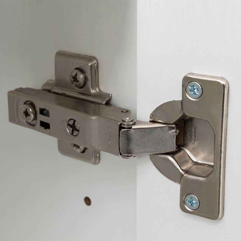 Badezimmer Unterschrank in Weiß & Wildeiche - Misbonas