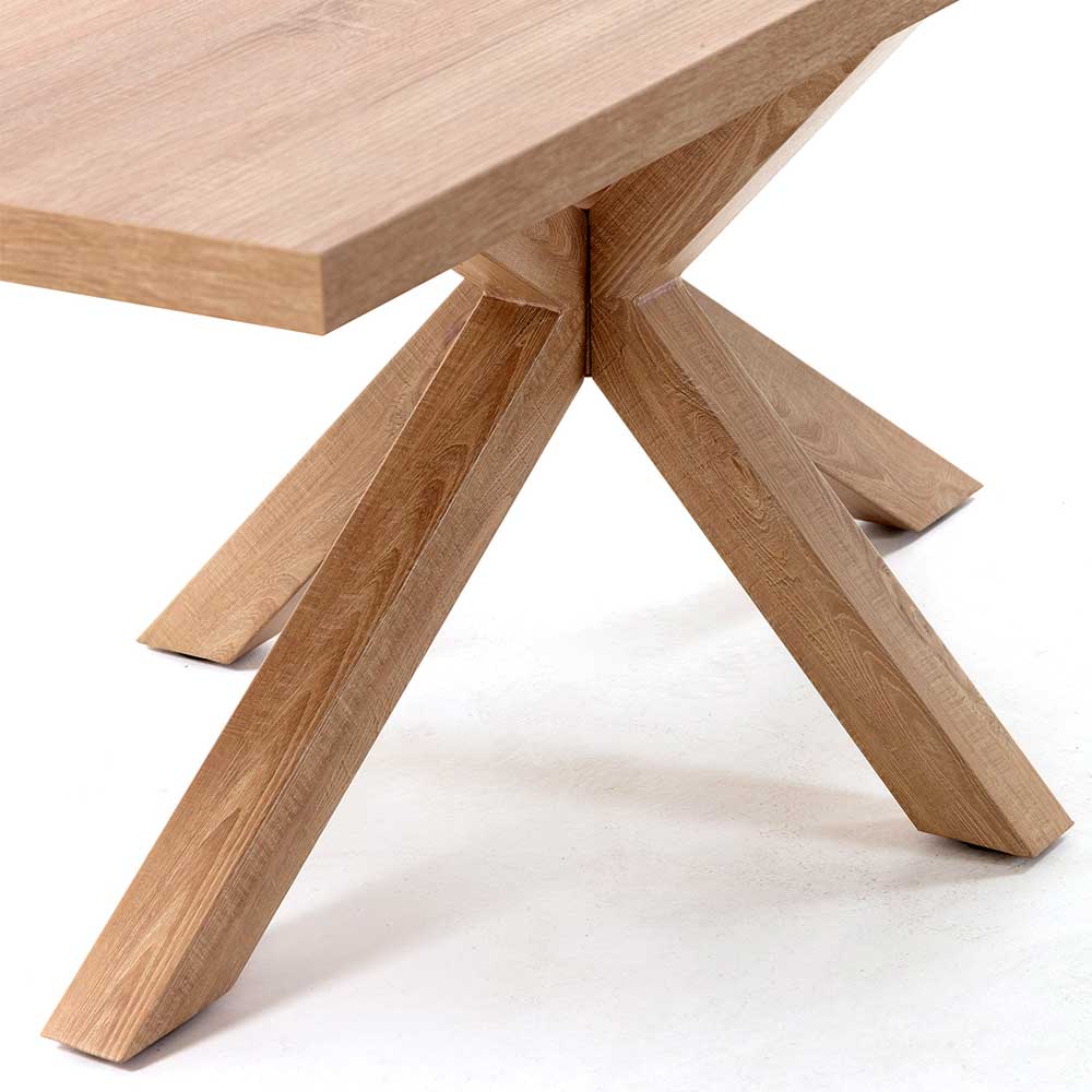 160x100 Esszimmer Tisch mit Spider Gestell - Ammie
