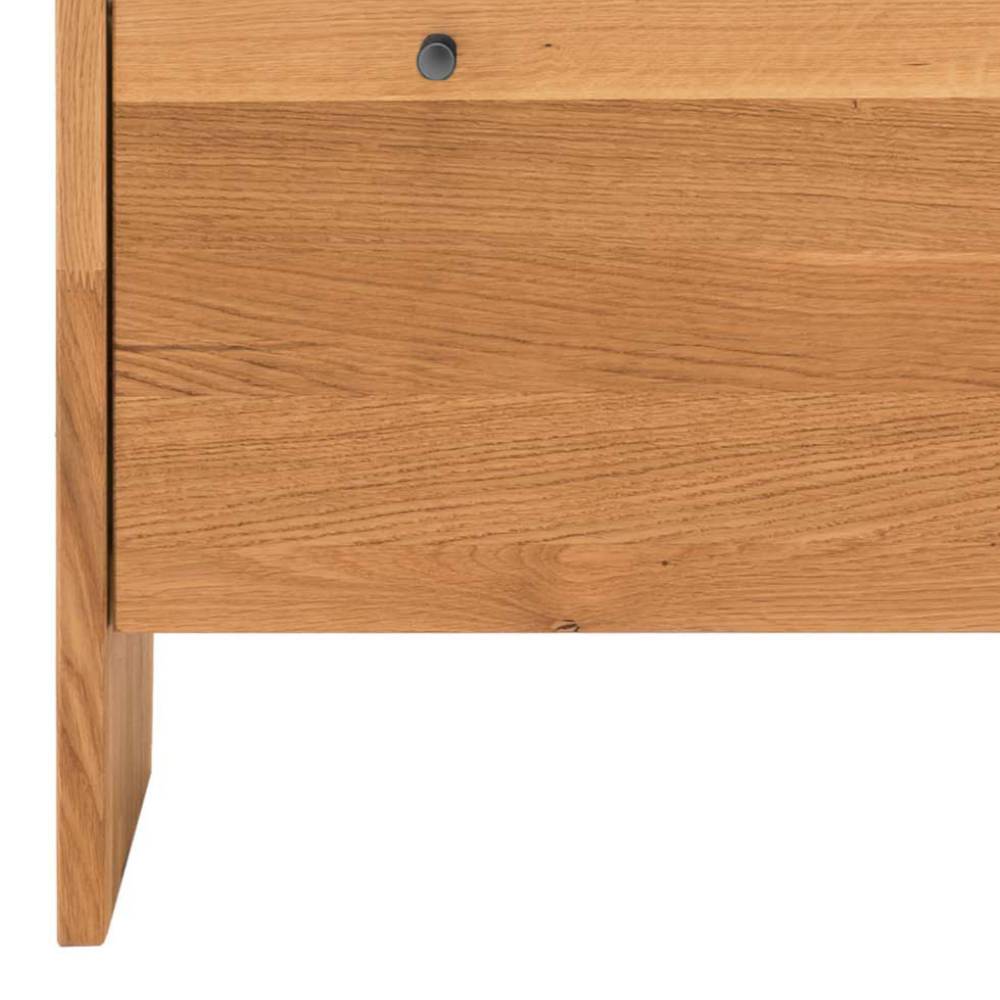 82x133x27 Schuhschrank aus Wildeiche geölt - Delvestra