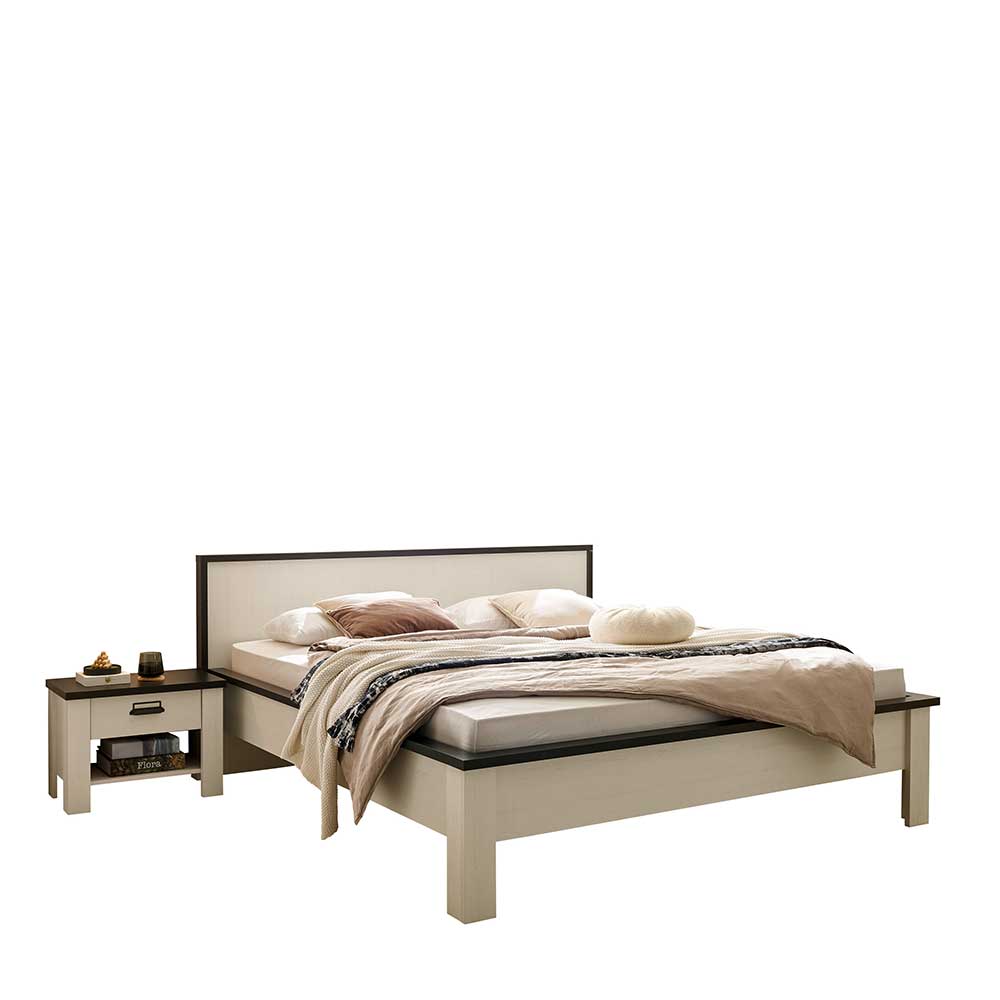 Modern Country Doppelbett 180x200 cm - Tramos