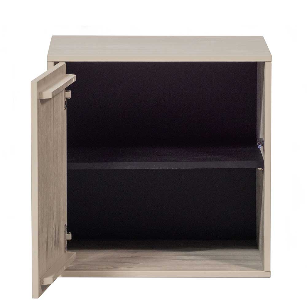 50x50x58 1-türiger Schrank in Grau - Career