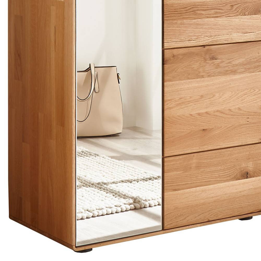 Flur Garderobenschrank aus Wildeiche Massivholz - Darcona