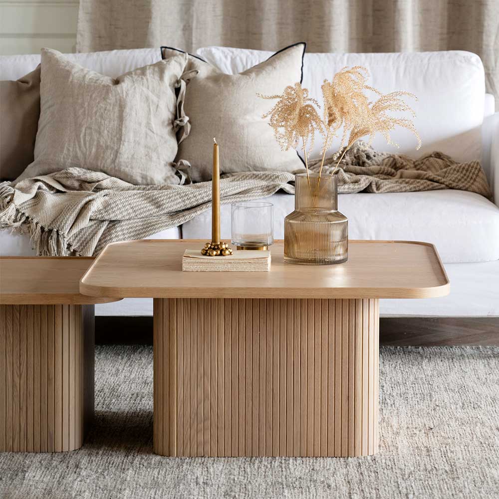Couchtisch Duo in White Wash - Viomantica (zweiteilig)