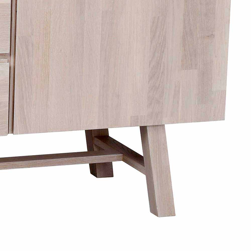 Eichenholz Anrichte in White Wash - Dioca