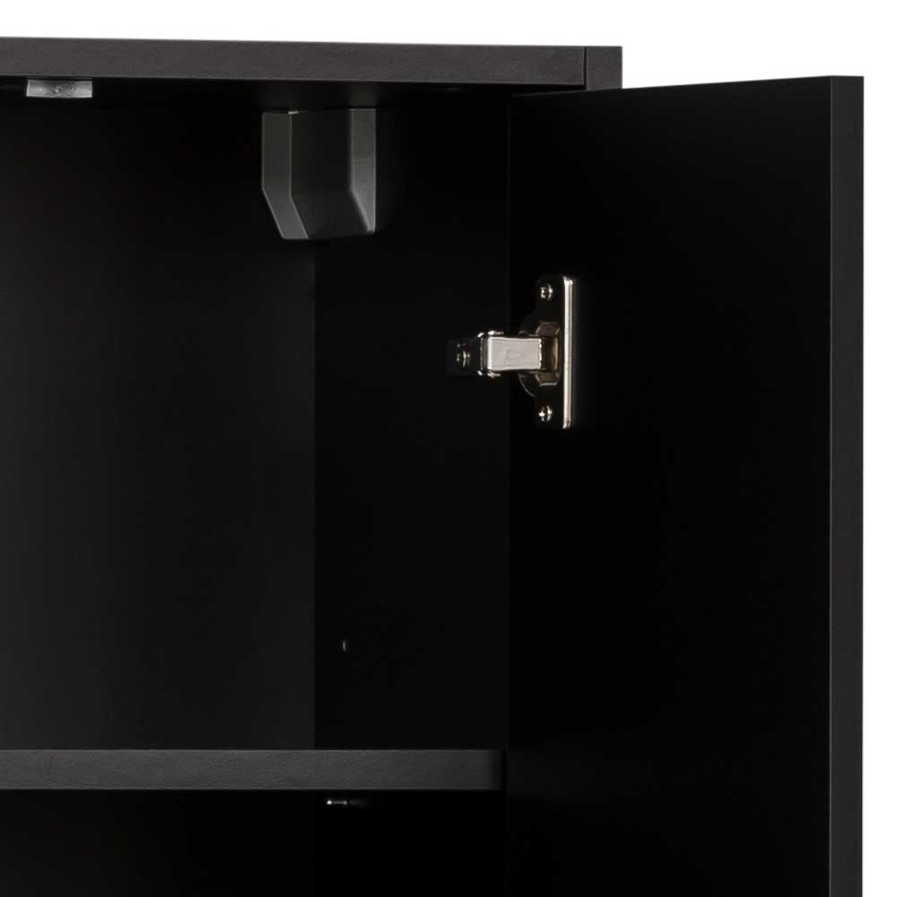Badeinrichtung in Schwarz & Gold - Vulcanisa (fünfteilig)