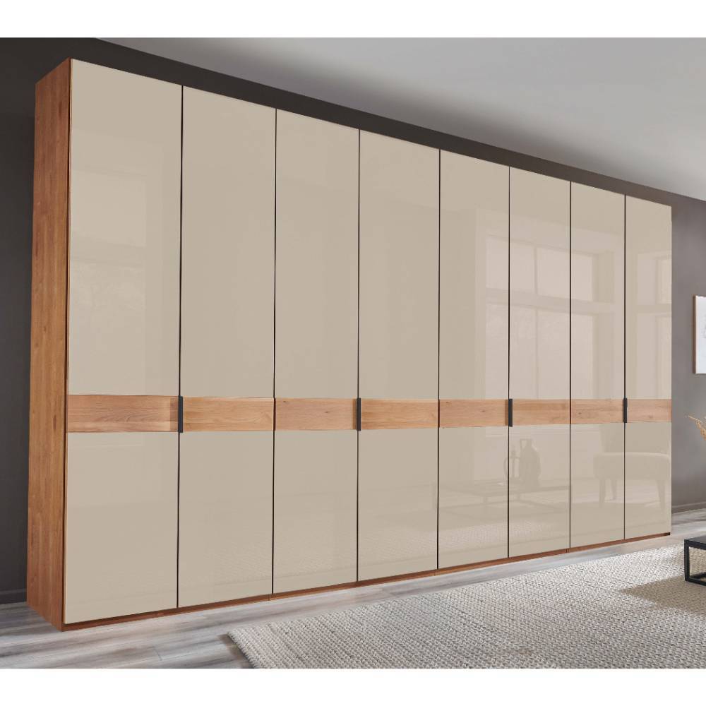 XXL-Kleiderschrank mit 393 cm Breite - 8-türig - Angelina