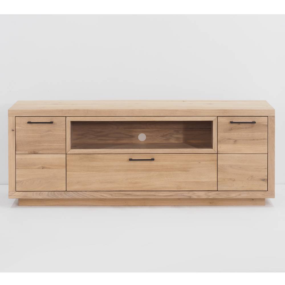 TV Lowboard aus Eiche Massivholz - Buzia