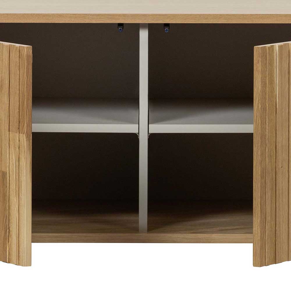TV Unterschrank in Eiche & Schwarz - Banyo