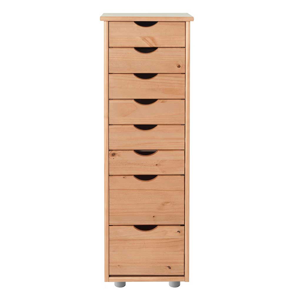 34x102x39 Hochkommode mit acht Schubladen - Uncosma