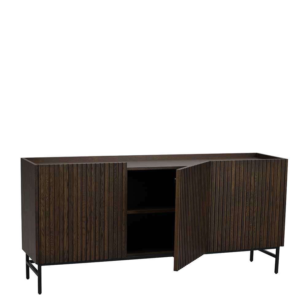 Sideboard in Eiche Dunkelbraun Furnier - Rubrin