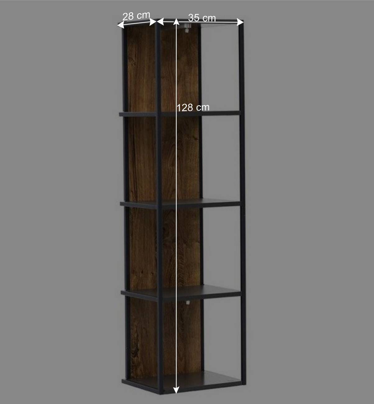 Wohnzimmer Design Wohnwand Möbelset - Xindus (vierteilig)