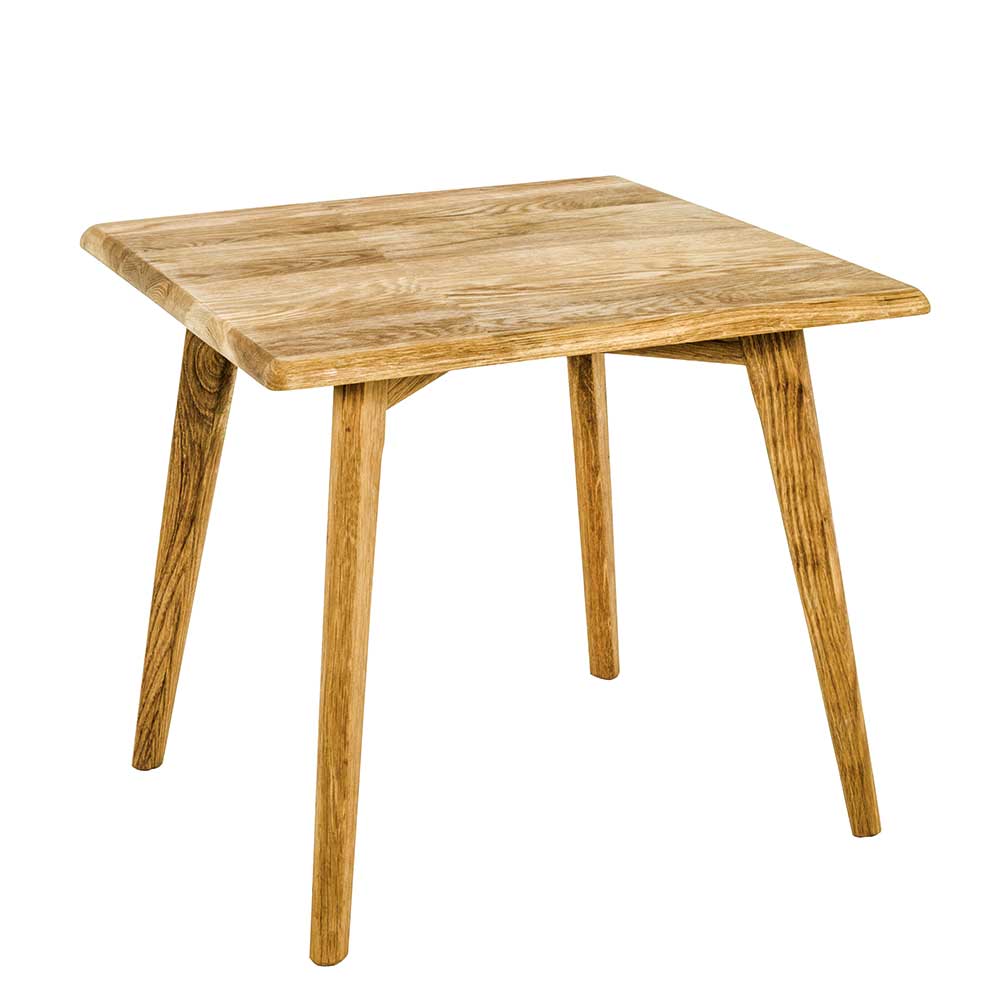 45x45x45 Beistelltisch aus Eiche Massivholz - Nulierto