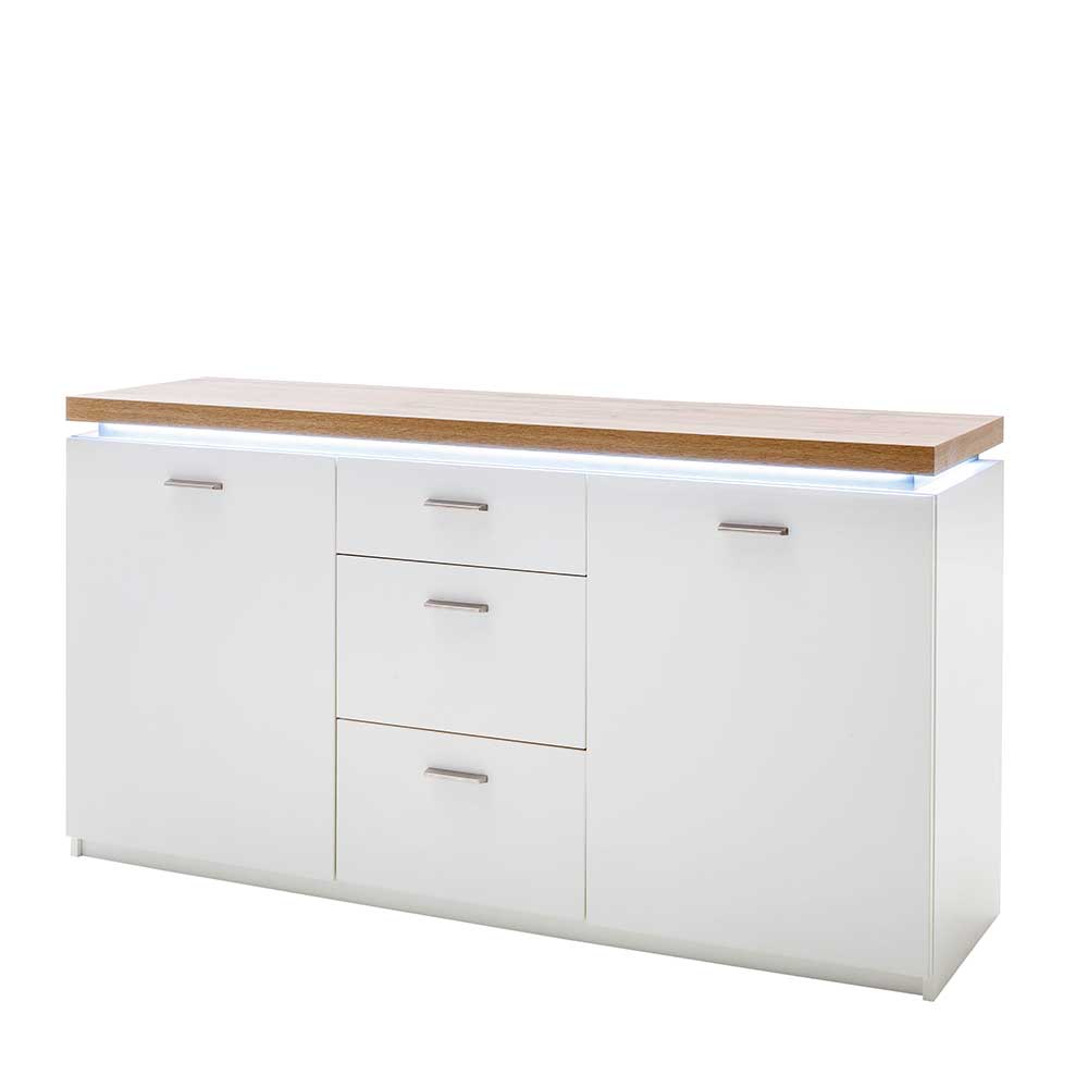 Modernes Sideboard mit LED Beleuchtung - Nusenia
