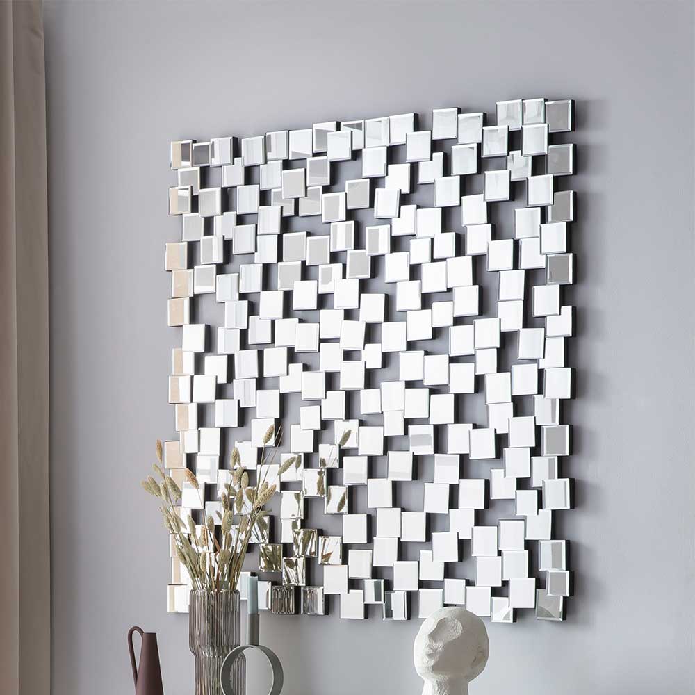 102x100x3 Design Spiegel in Mosaik Optik - Esnata
