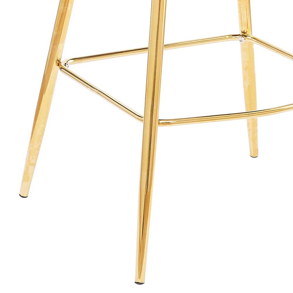 Barhocker mit Muschel Lehne in Schwarz - Geniale (2er Set)