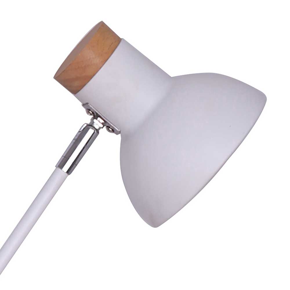 Moderne Schreibtischlampe aus Metall in Weiß - Miss X