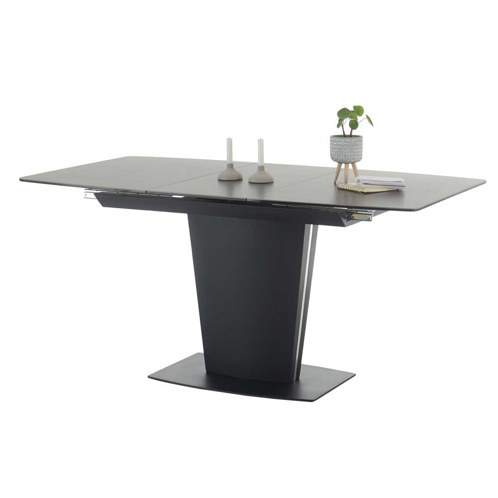 Säuletisch aus Keramik in Rostfarben - Trevesion