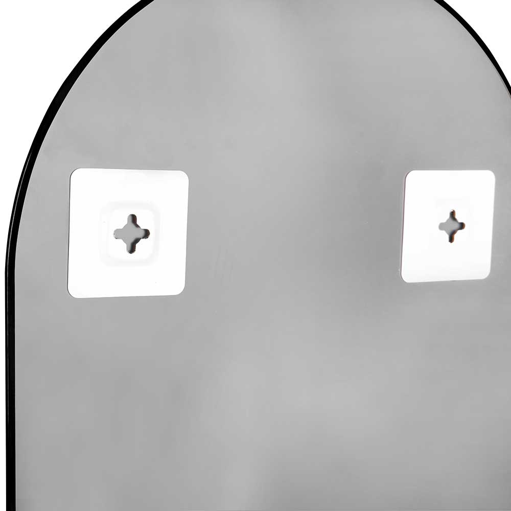 Ovaler Hängespiegel in Schwarz - Rema