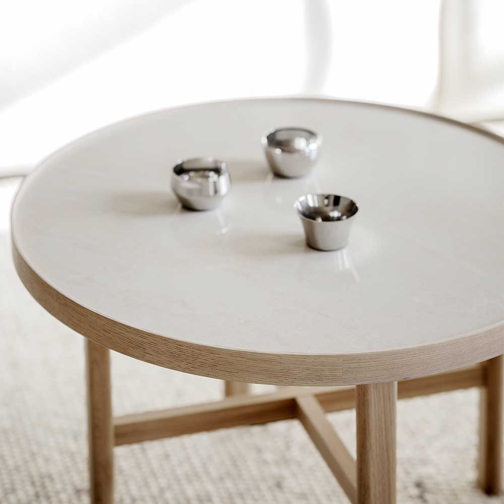 Runder Sofatisch mit Keramikplatte - Planconta