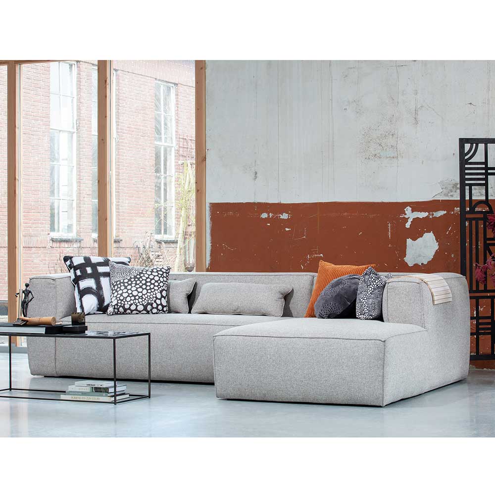 5 Personen Sofaecke in hellem Grau - Botanios