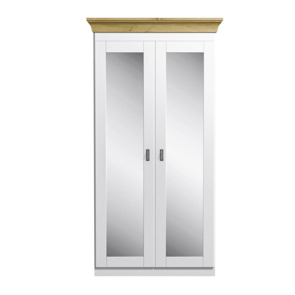 Country Style Kleiderschrank mit Spiegeltüren - Oradea