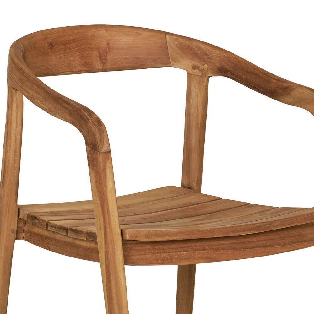 Design Holzstuhl für Drinnen und Draußen - Pezzu
