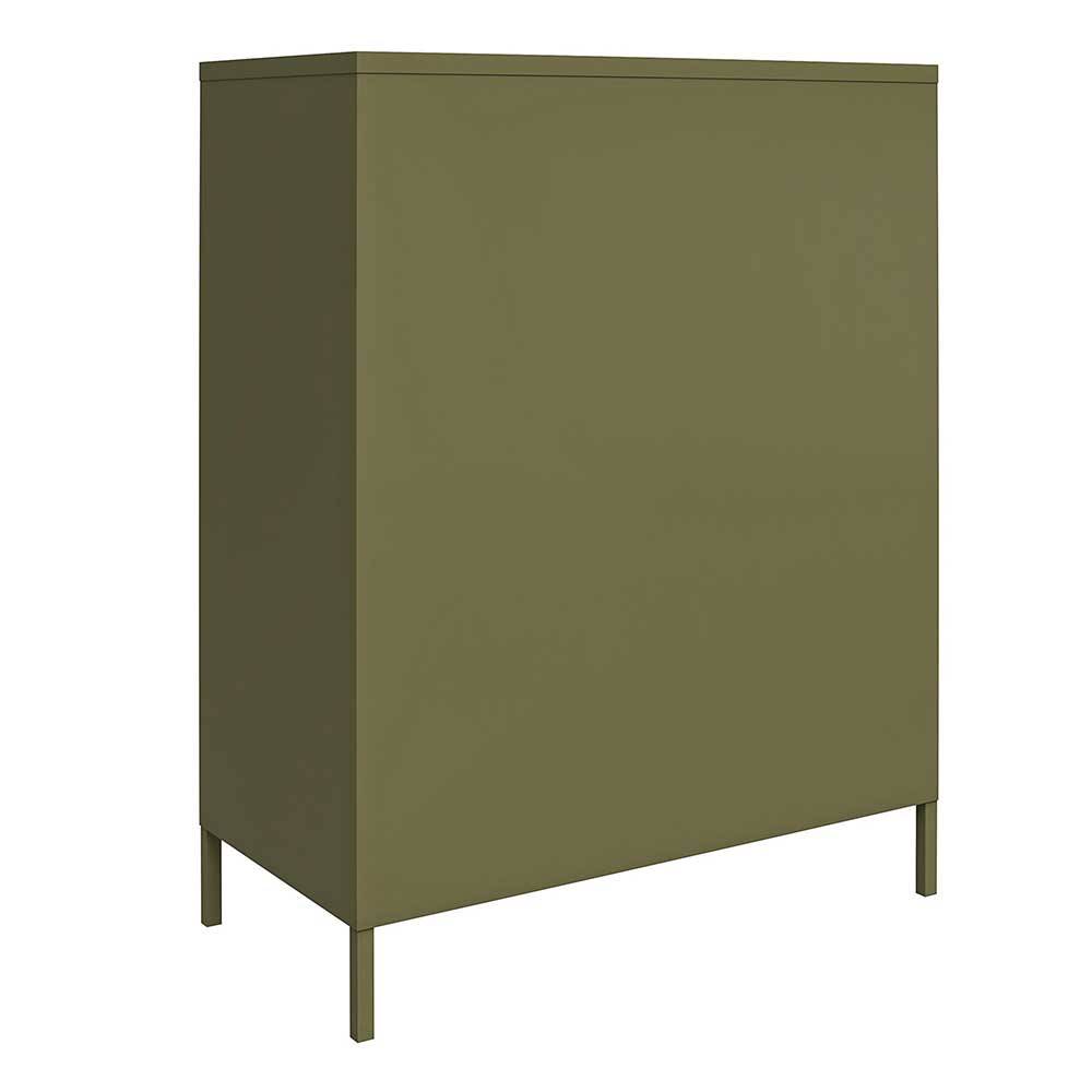 Spind Design Highboard in Oliv Grün - Austral