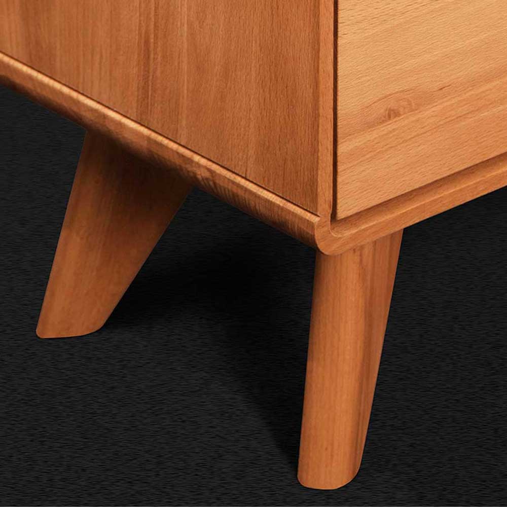 Naturholz TV Element mit 3 Schubladen - Junola