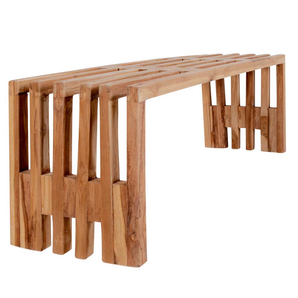140x45x35 cm Teakholz Bank geölt - Fire