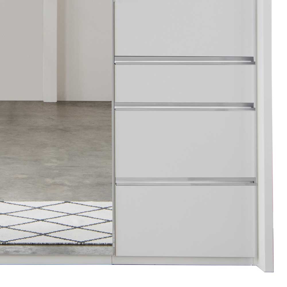 Schlafzimmerkleiderschrank mit Dreh- und Falttüren - Dastrata