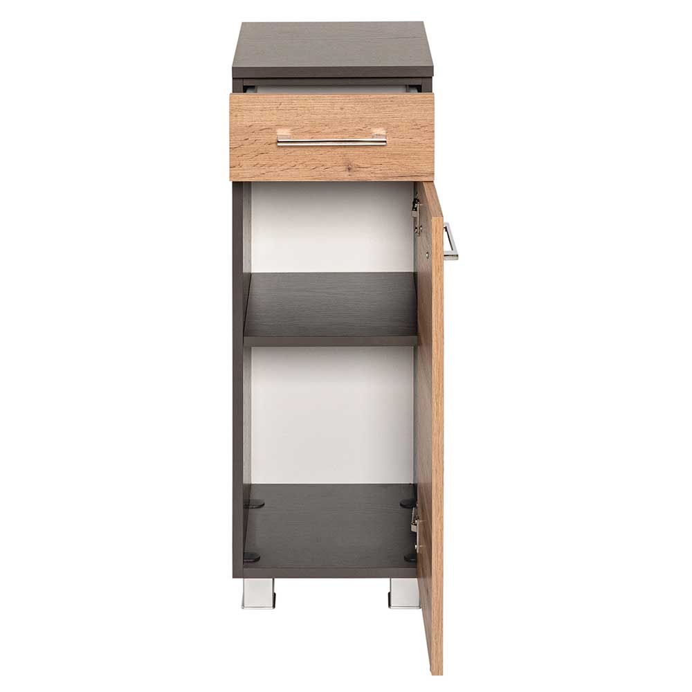 30x84x35 Unterschrank fürs Bad mit Schublade - Ishes