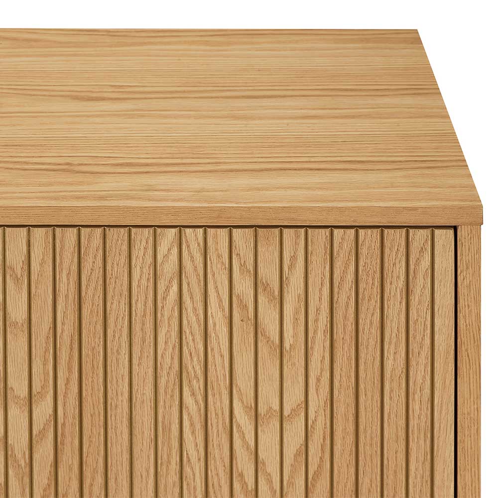 2-türiges Scandi Highboard in Eiche - Piassona