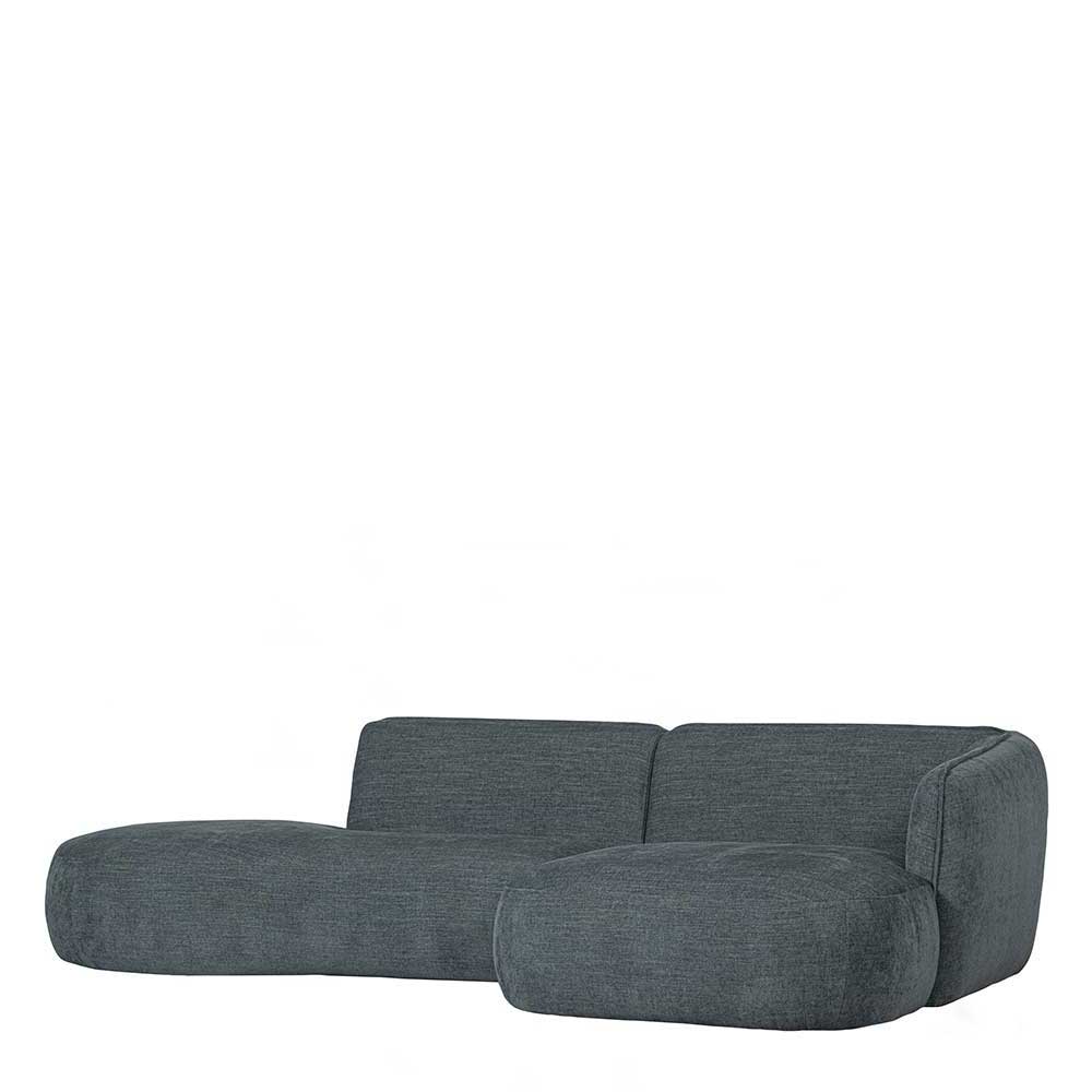 L-Sofa in Petrol Blau - Cristiano
