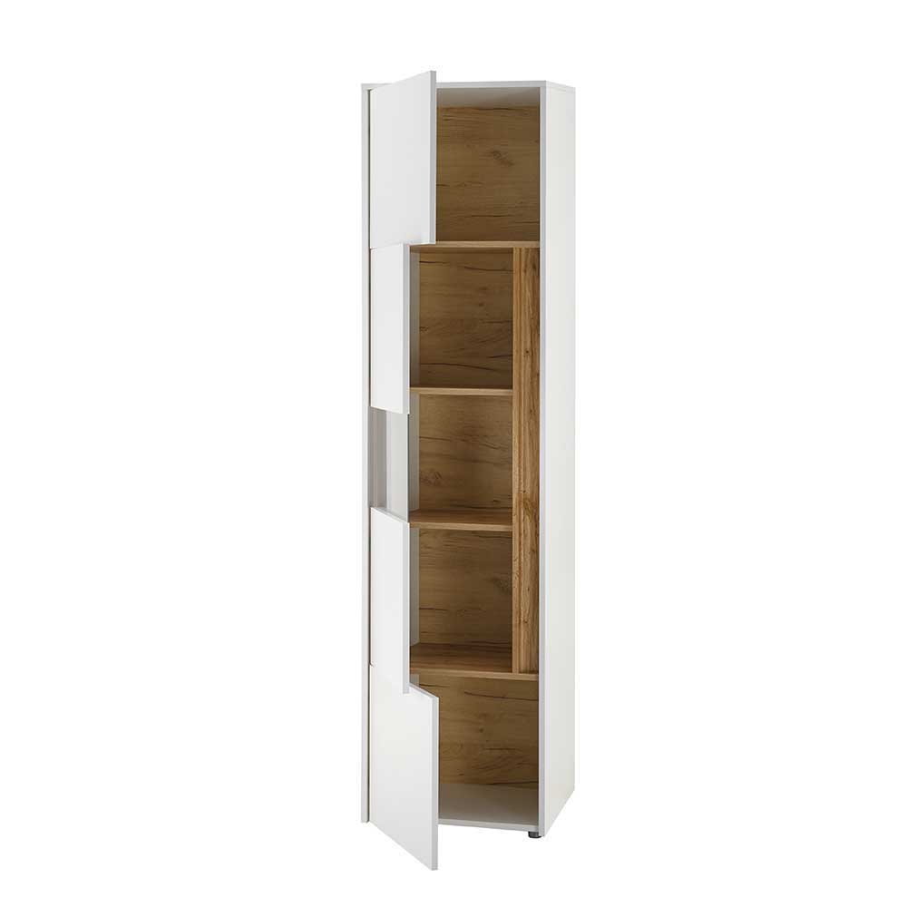 Design Wohnwand 270 cm breit - Nonessia (vierteilig)