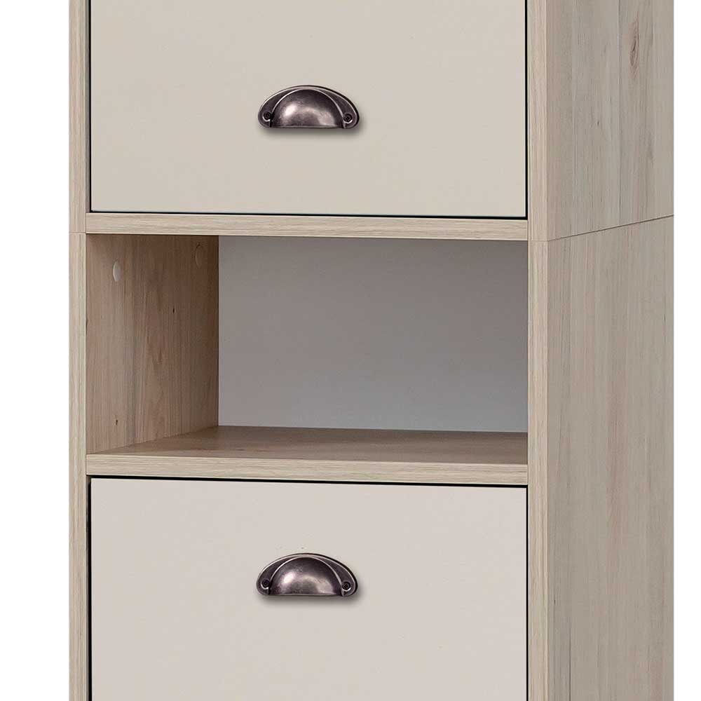 Badezimmer Hochschrank mit zwei Türen und Fach - Togban