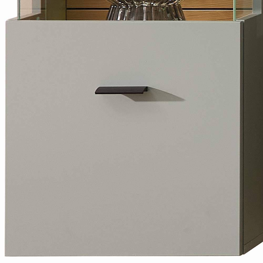 Hängevitrine in Graugrün und Wildeiche Natur - Halimi