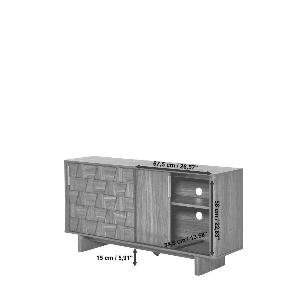 Design-Sideboard mit Schiebetüren - Montagne