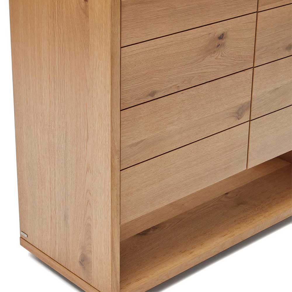 Moderner Wohnzimmerschrank in Eichefarben - Algaro