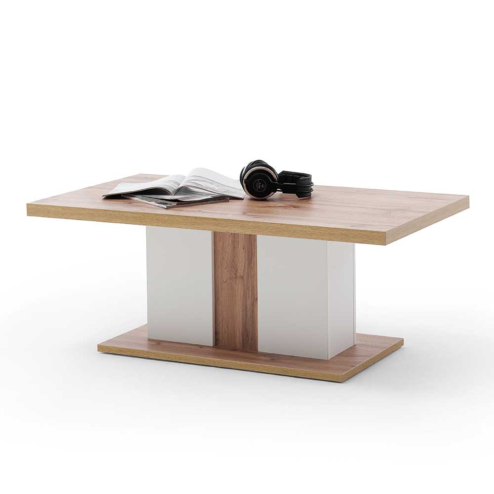 115x45x65 Wohnzimmertisch mit Säulengestell - Caldri