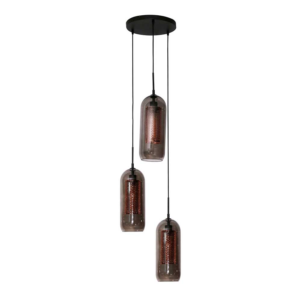 3-flammige Pendelleuchte modern - Bajan