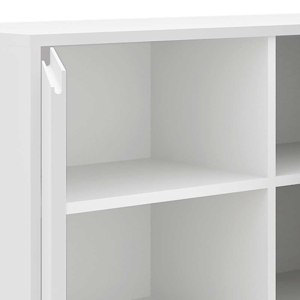 Weißes Sideboard 150cm mit Haarnadel Beinen - Donny