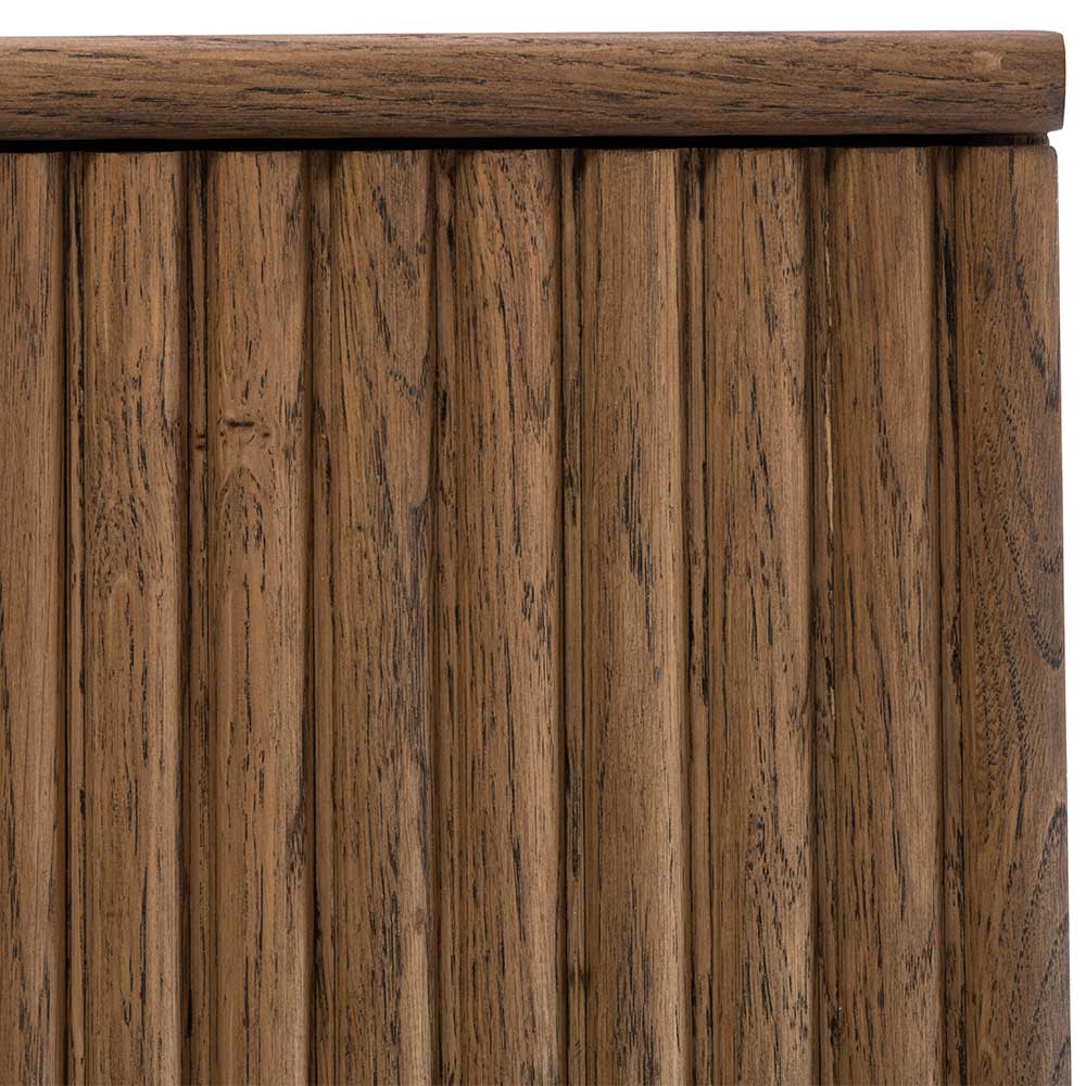 120x75x40 2-türige Kommode in Braun geölt - Maggiore