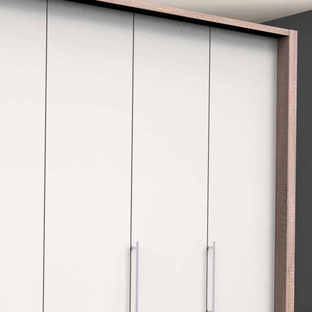 Kombi Kleiderschrank mit Schubkästen und Falttüren - Vaclyn