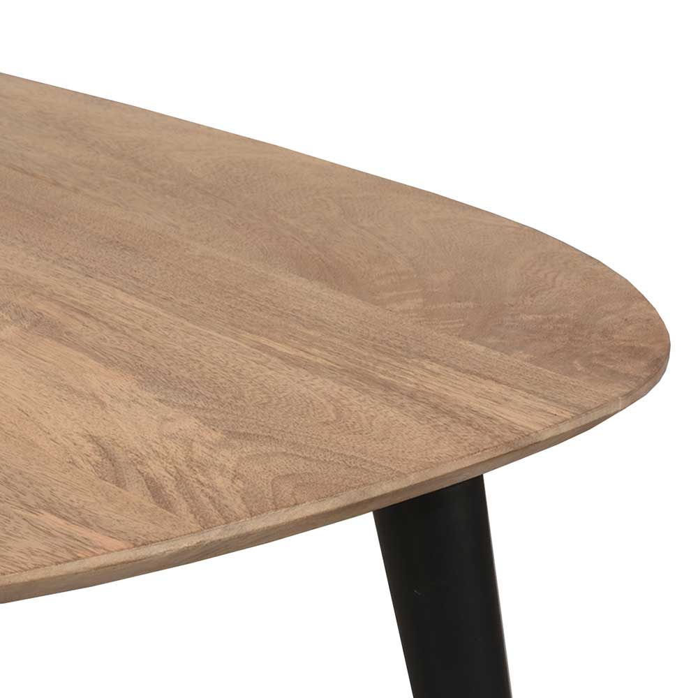 Retro Couchtisch Duo aus Mangoholz - Kopenhagen (zweiteilig)