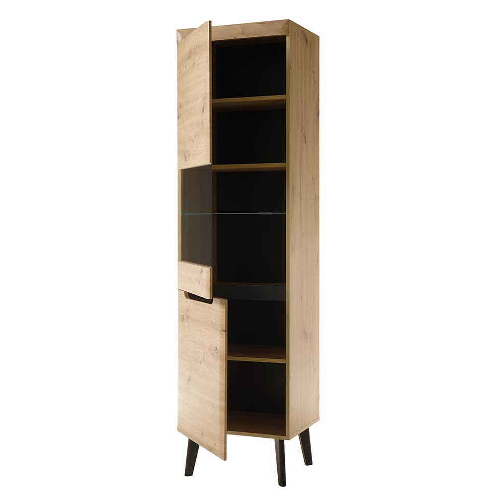 Designer Wohnwand Scandi Chic - Olcian (vierteilig)