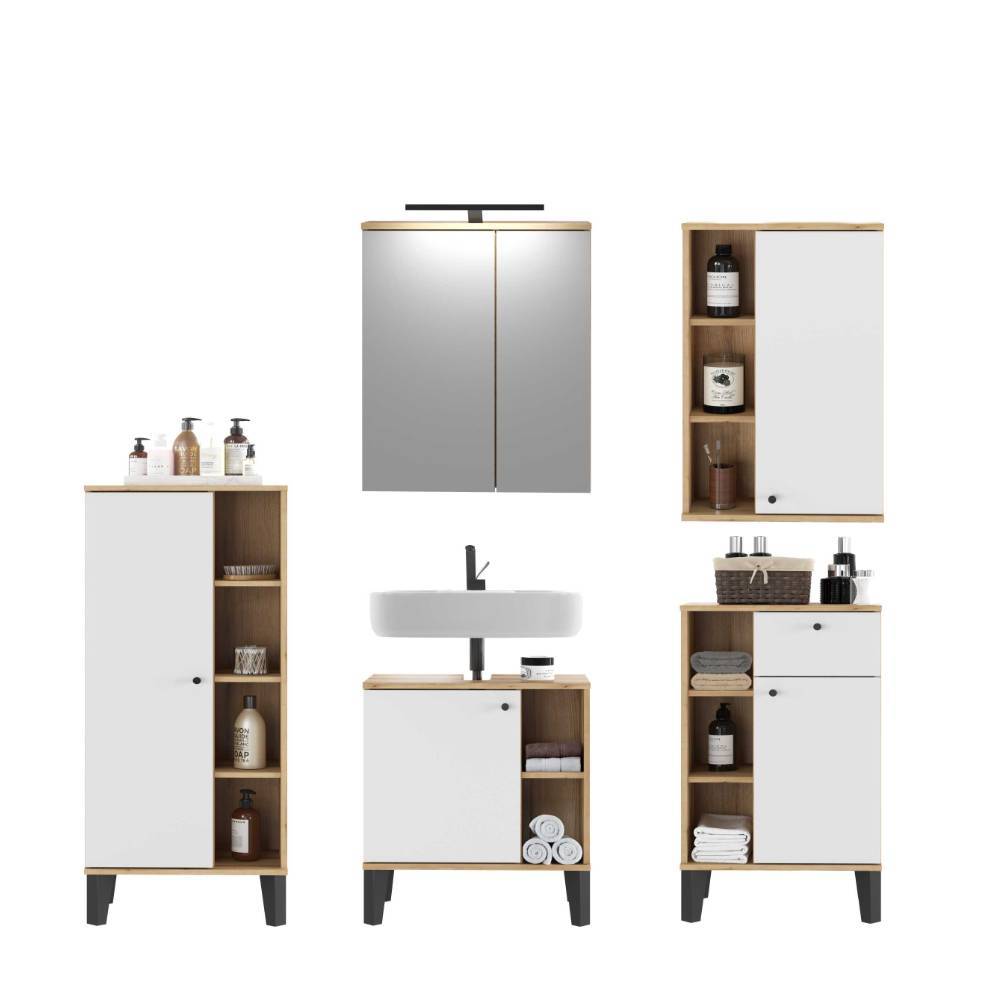 Badeinrichtung Möbel-Kombi modern - Naviron (fünfteilig)