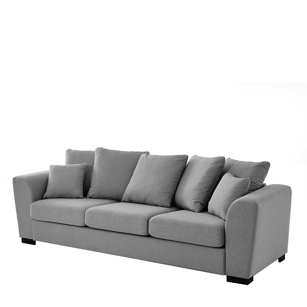 Graues Sofa Dreisitzer mit Armlehnen - Ionesa